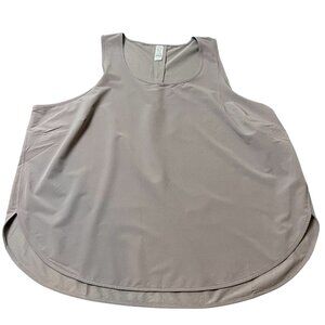 Spanx Sleeveless Gray Out Of The Office Shell Tank Top Women’s 2XL